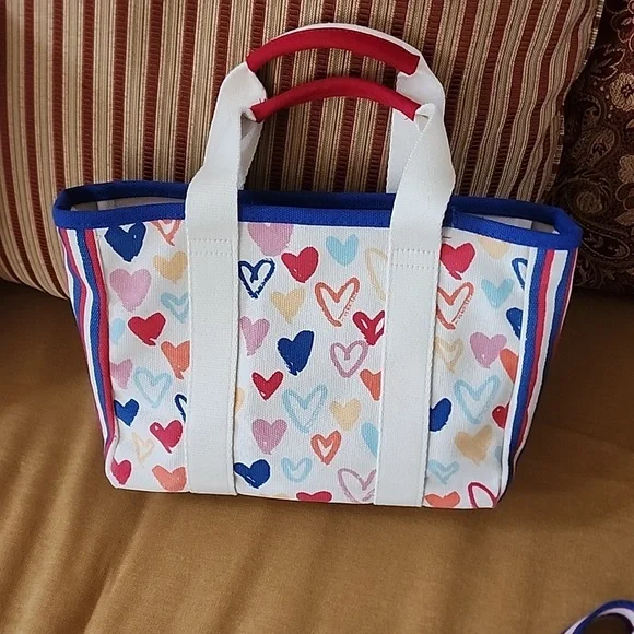 BRIGHTON RED WHITE & YOU MINI TOTE - Picture 3 of 8